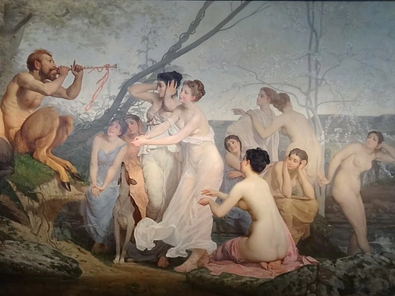 1841-Charles Édouard Delort - Ninfe e Satiri, 1888 - Museo Mandet, Riom